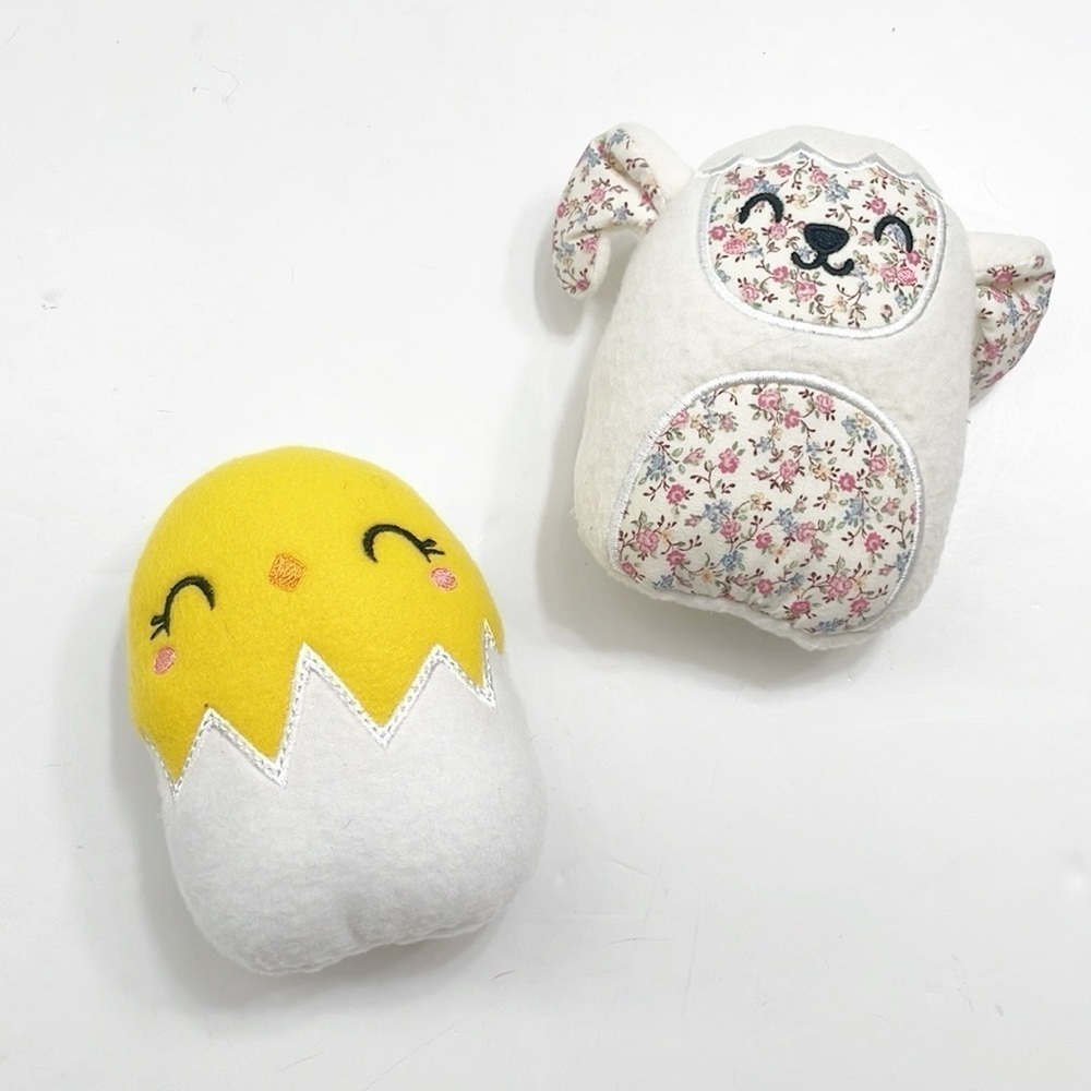 Easter stuffed animals - 2 small plush